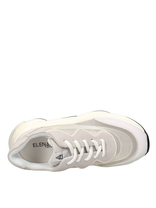 Multi-material sneakers ELENA IACHI | E2222GRIGIO-BIANCO